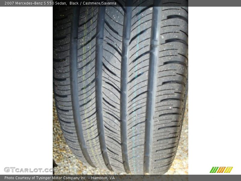 Black / Cashmere/Savanna 2007 Mercedes-Benz S 550 Sedan