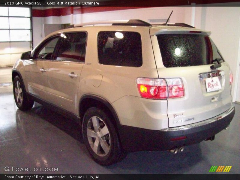 Gold Mist Metallic / Cashmere 2010 GMC Acadia SLT