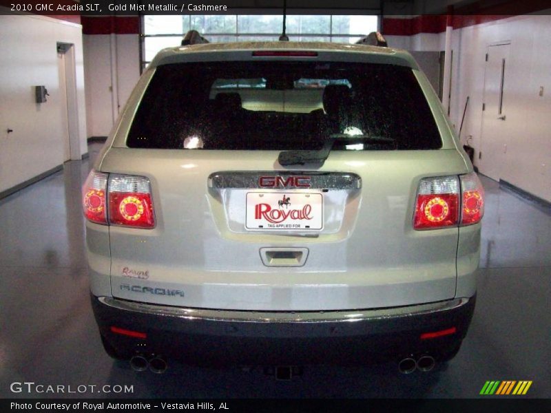 Gold Mist Metallic / Cashmere 2010 GMC Acadia SLT