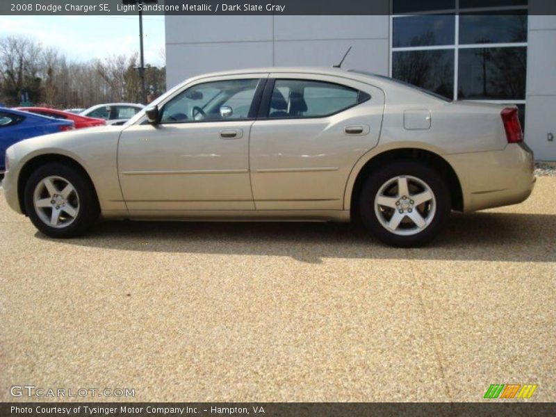Light Sandstone Metallic / Dark Slate Gray 2008 Dodge Charger SE