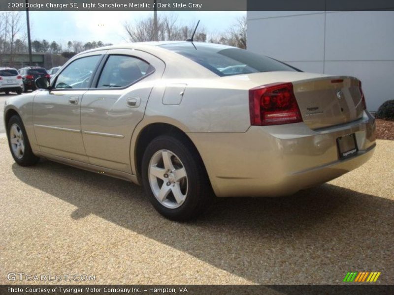 Light Sandstone Metallic / Dark Slate Gray 2008 Dodge Charger SE