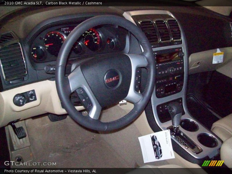 Carbon Black Metallic / Cashmere 2010 GMC Acadia SLT