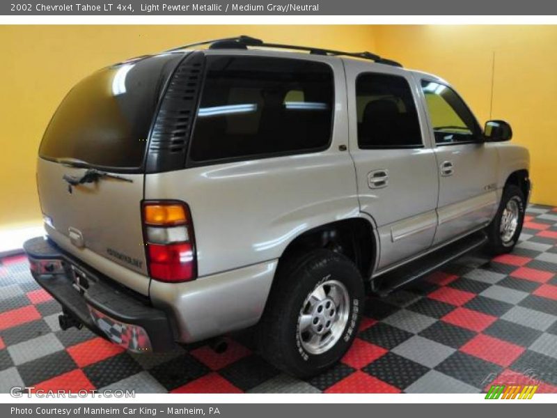 Light Pewter Metallic / Medium Gray/Neutral 2002 Chevrolet Tahoe LT 4x4