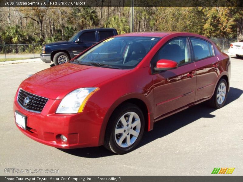 Red Brick / Charcoal 2009 Nissan Sentra 2.0