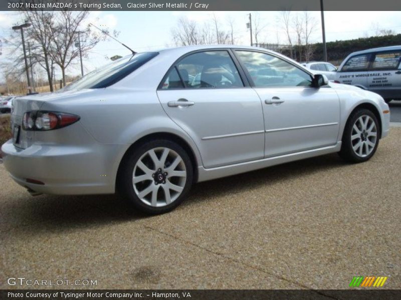 Glacier Silver Metallic / Gray 2007 Mazda MAZDA6 s Touring Sedan