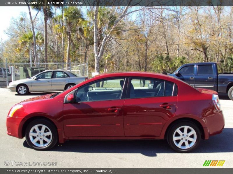 Red Brick / Charcoal 2009 Nissan Sentra 2.0