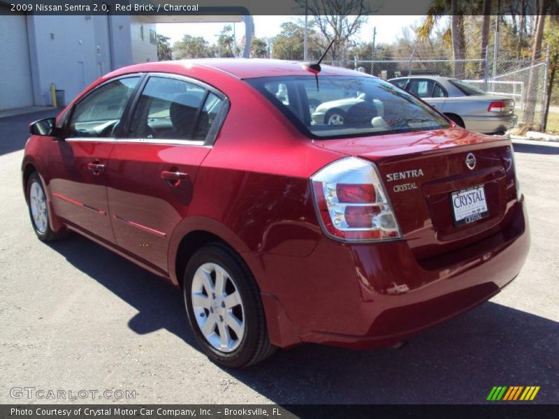 Red Brick / Charcoal 2009 Nissan Sentra 2.0