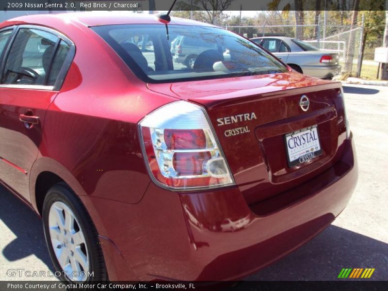 Red Brick / Charcoal 2009 Nissan Sentra 2.0