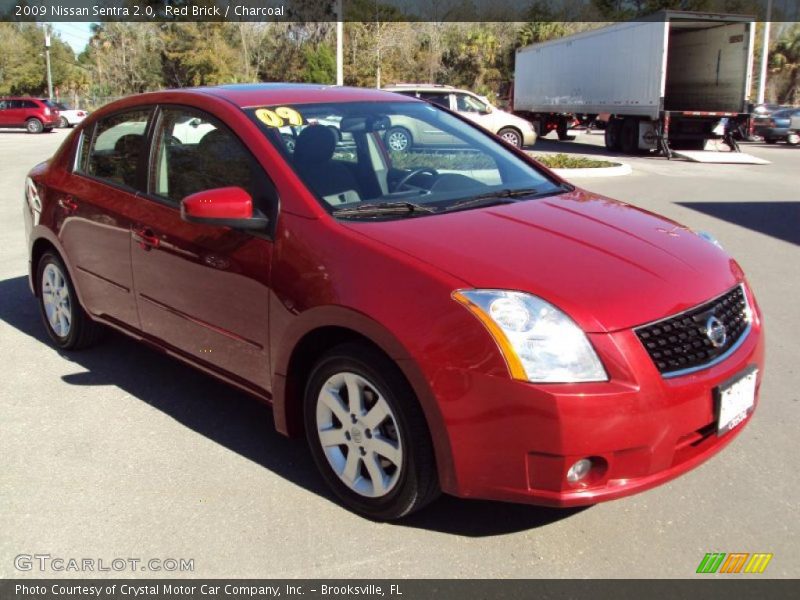 Red Brick / Charcoal 2009 Nissan Sentra 2.0