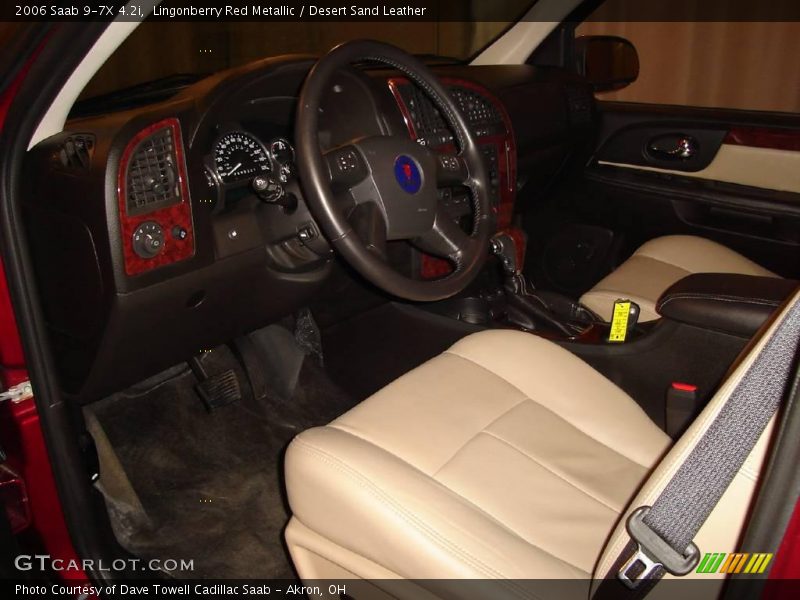Lingonberry Red Metallic / Desert Sand Leather 2006 Saab 9-7X 4.2i