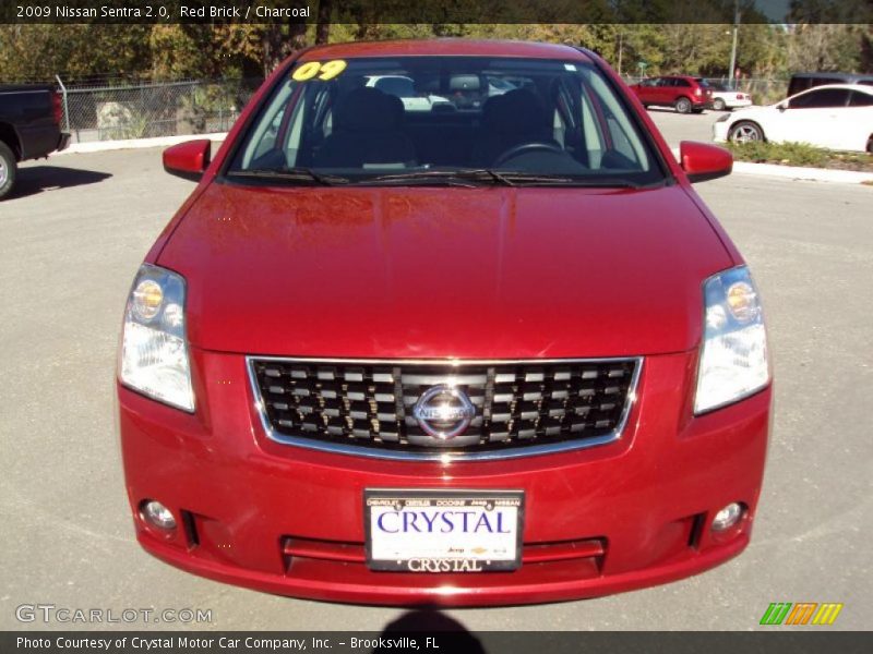 Red Brick / Charcoal 2009 Nissan Sentra 2.0