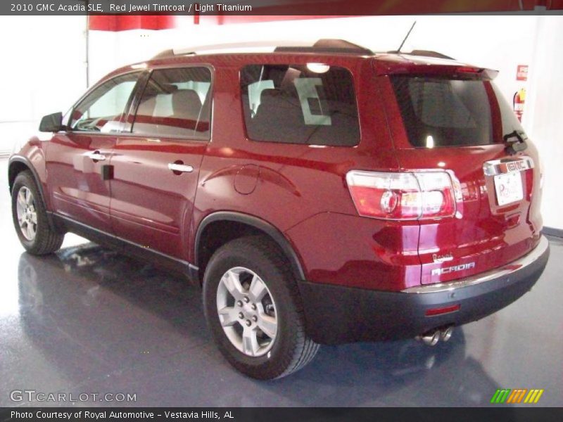 Red Jewel Tintcoat / Light Titanium 2010 GMC Acadia SLE
