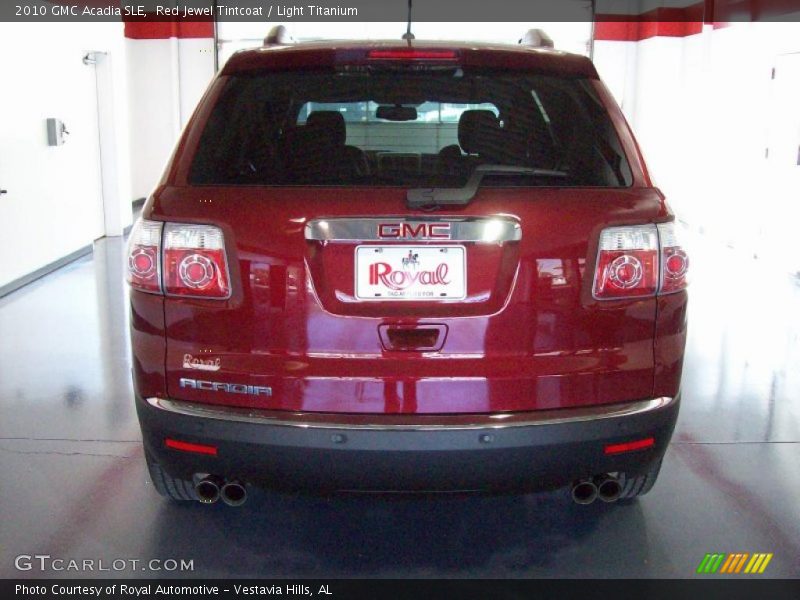 Red Jewel Tintcoat / Light Titanium 2010 GMC Acadia SLE