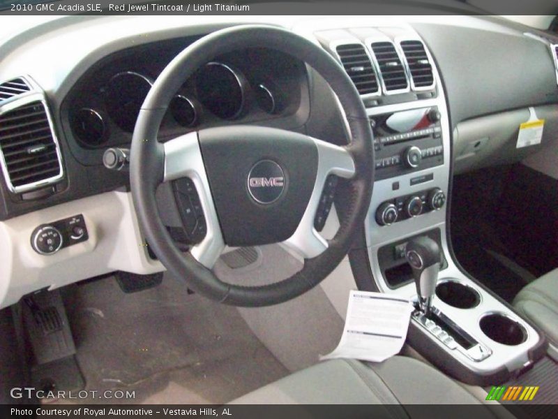 Red Jewel Tintcoat / Light Titanium 2010 GMC Acadia SLE