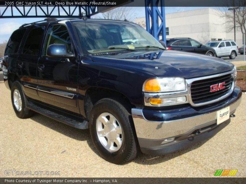 Deep Blue Metallic / Neutral/Shale 2005 GMC Yukon SLT 4x4