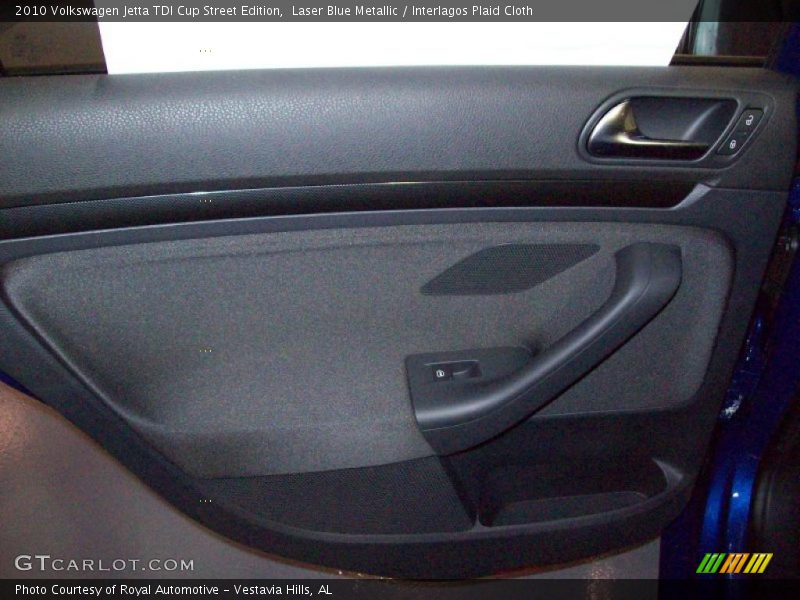Laser Blue Metallic / Interlagos Plaid Cloth 2010 Volkswagen Jetta TDI Cup Street Edition