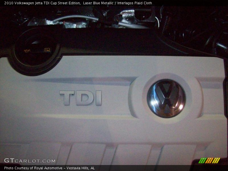Laser Blue Metallic / Interlagos Plaid Cloth 2010 Volkswagen Jetta TDI Cup Street Edition