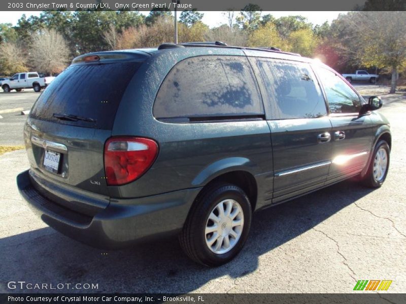 Onyx Green Pearl / Taupe 2003 Chrysler Town & Country LXi