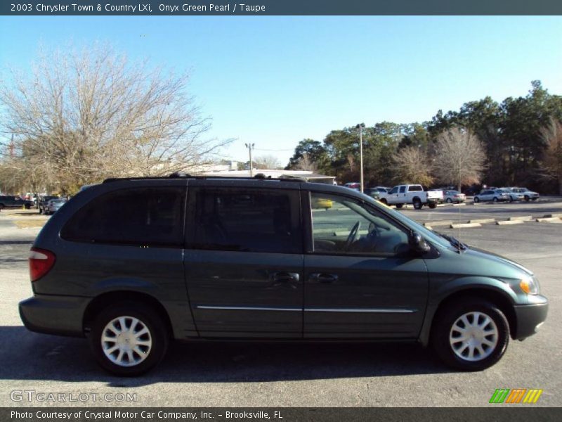 Onyx Green Pearl / Taupe 2003 Chrysler Town & Country LXi
