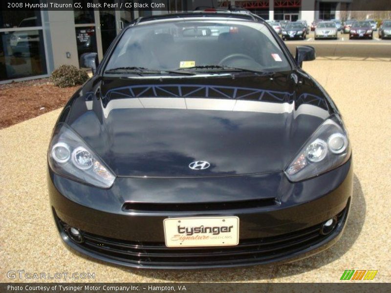 Black Pearl / GS Black Cloth 2008 Hyundai Tiburon GS
