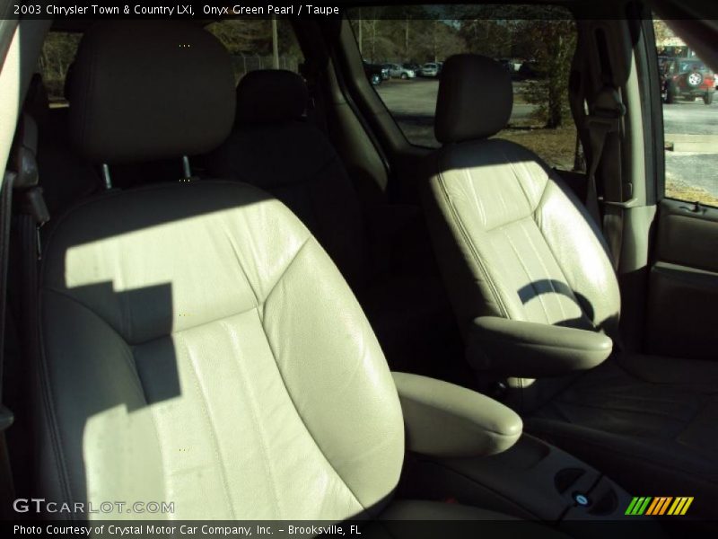 Onyx Green Pearl / Taupe 2003 Chrysler Town & Country LXi