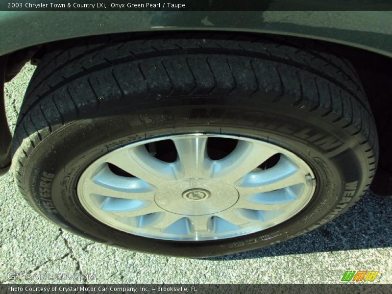 Onyx Green Pearl / Taupe 2003 Chrysler Town & Country LXi