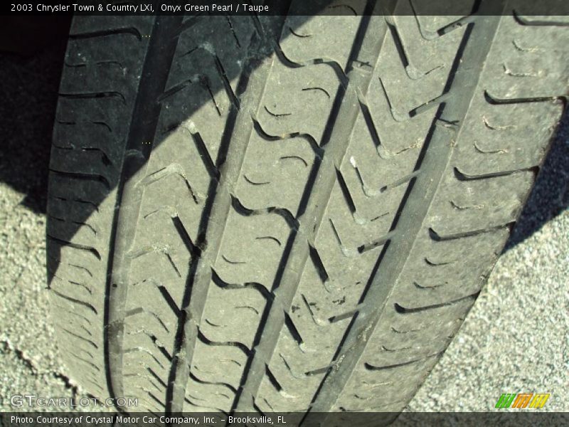 Onyx Green Pearl / Taupe 2003 Chrysler Town & Country LXi