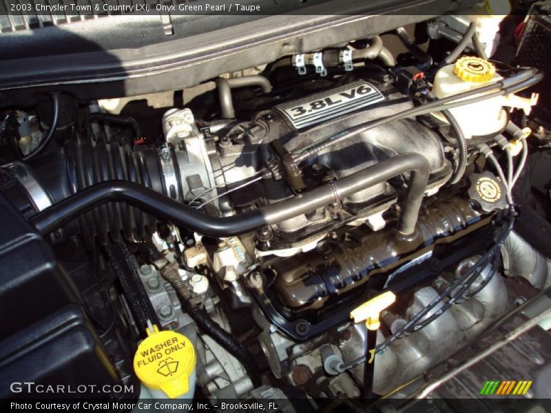 Onyx Green Pearl / Taupe 2003 Chrysler Town & Country LXi