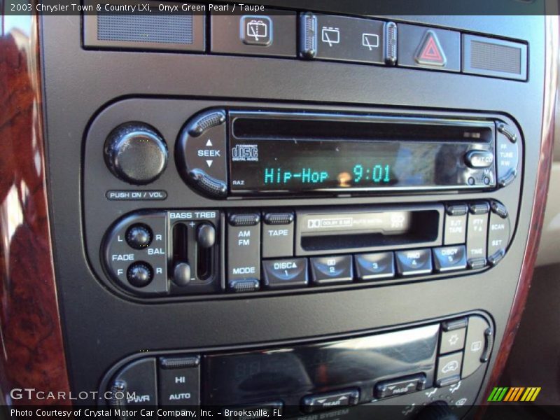 Onyx Green Pearl / Taupe 2003 Chrysler Town & Country LXi