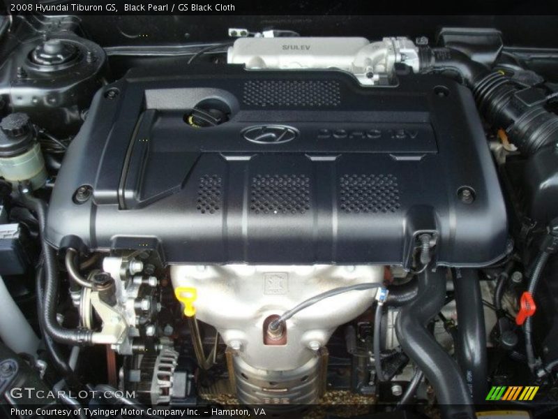 Black Pearl / GS Black Cloth 2008 Hyundai Tiburon GS
