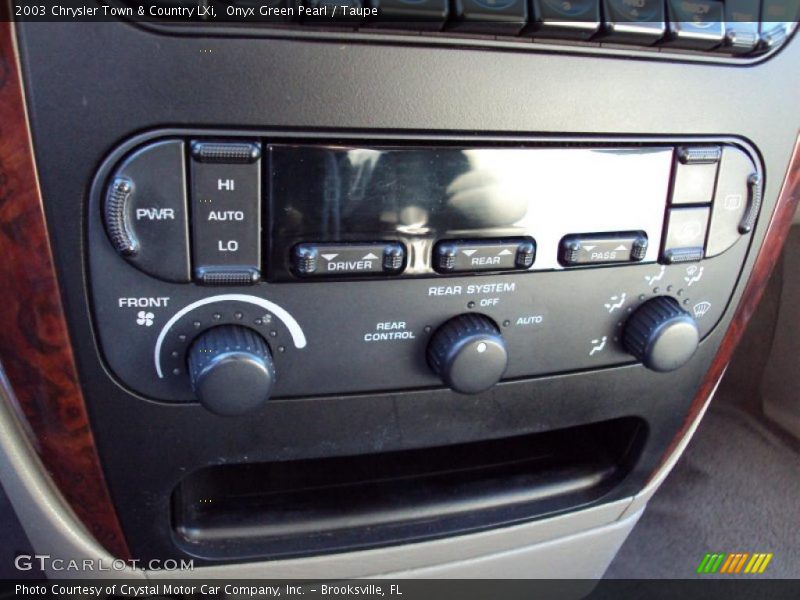 Onyx Green Pearl / Taupe 2003 Chrysler Town & Country LXi