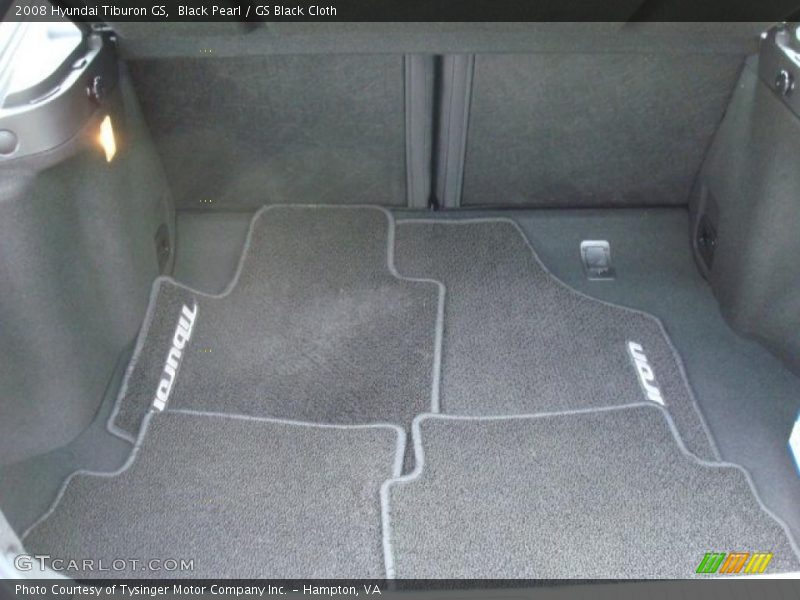 Black Pearl / GS Black Cloth 2008 Hyundai Tiburon GS