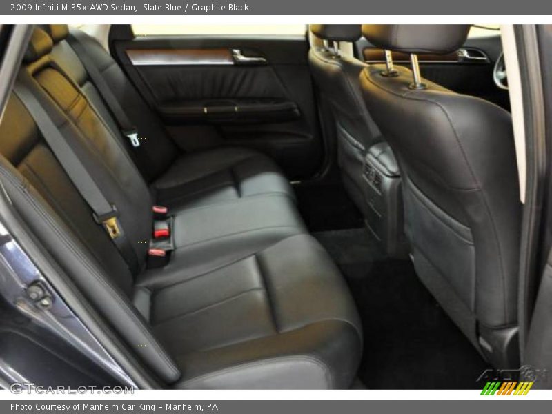 Slate Blue / Graphite Black 2009 Infiniti M 35x AWD Sedan