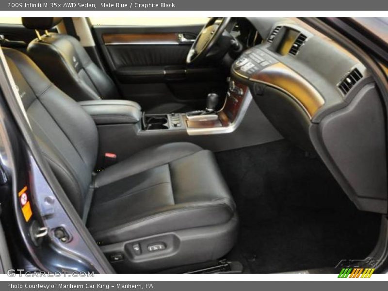 Slate Blue / Graphite Black 2009 Infiniti M 35x AWD Sedan