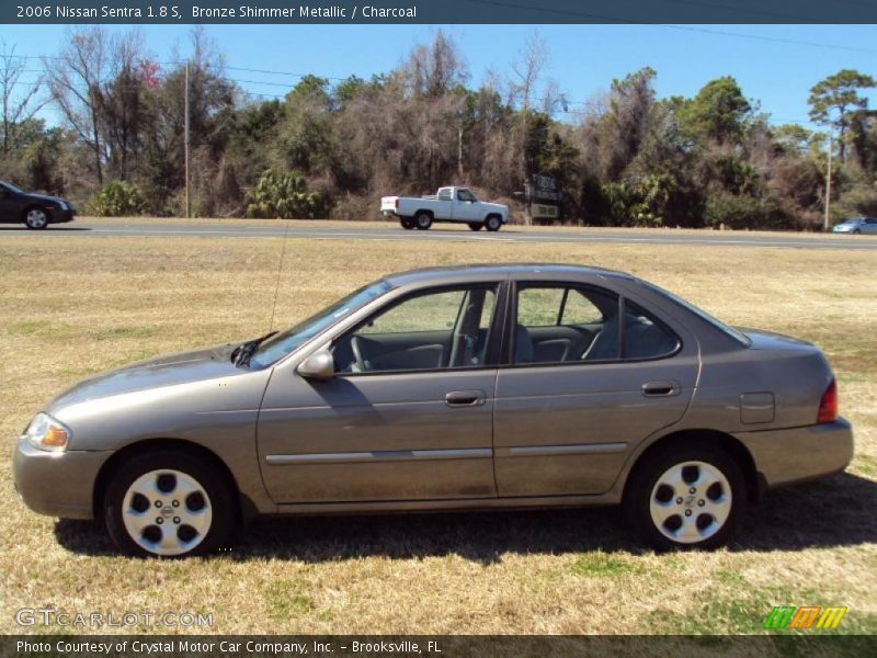 Bronze Shimmer Metallic / Charcoal 2006 Nissan Sentra 1.8 S