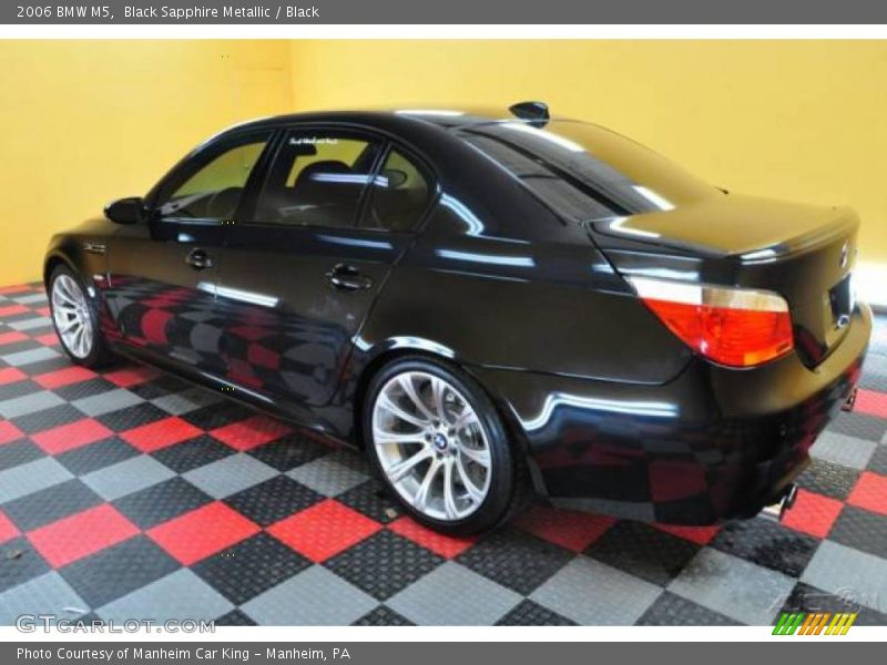 Black Sapphire Metallic / Black 2006 BMW M5
