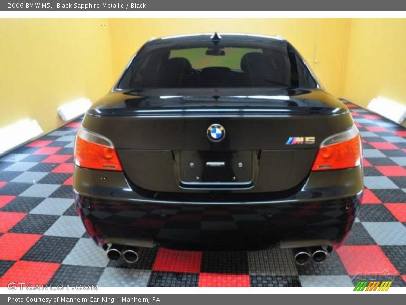 Black Sapphire Metallic / Black 2006 BMW M5