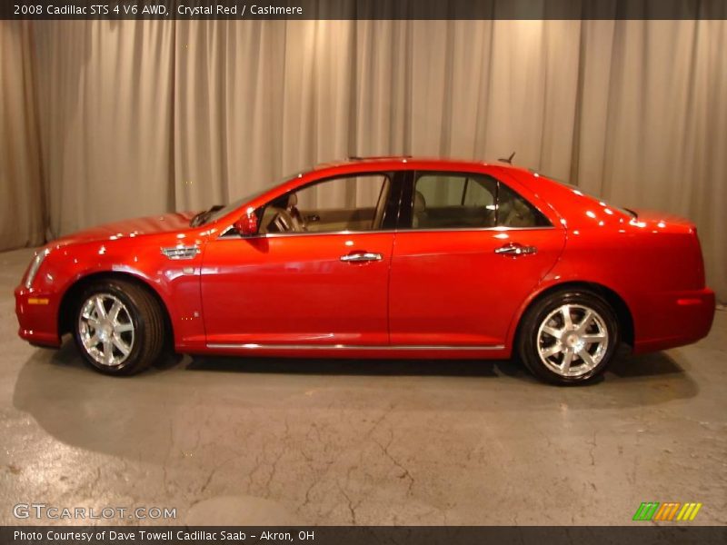 Crystal Red / Cashmere 2008 Cadillac STS 4 V6 AWD