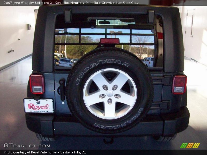 Steel Blue Metallic / Dark Slate Gray/Medium Slate Gray 2007 Jeep Wrangler Unlimited X