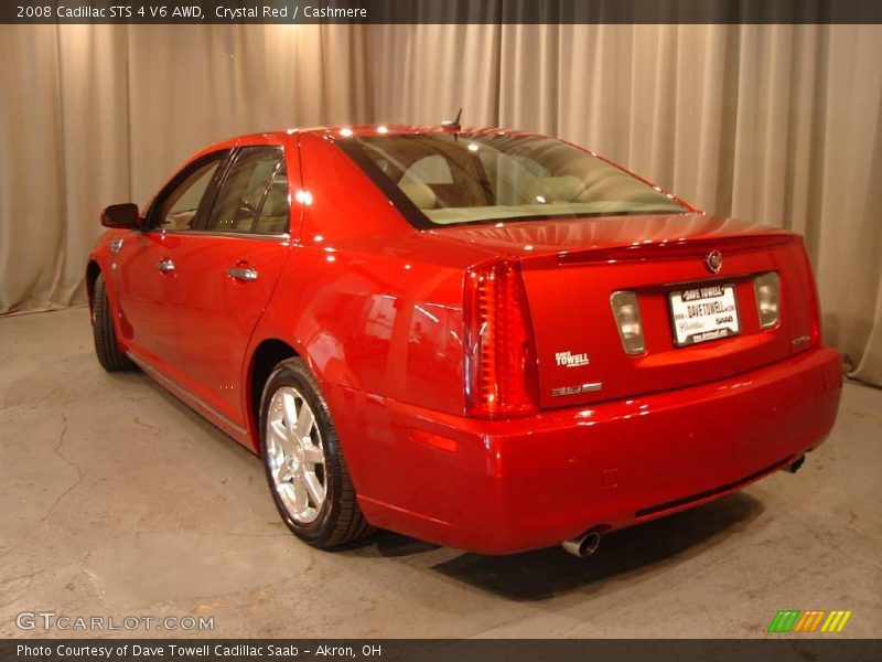 Crystal Red / Cashmere 2008 Cadillac STS 4 V6 AWD