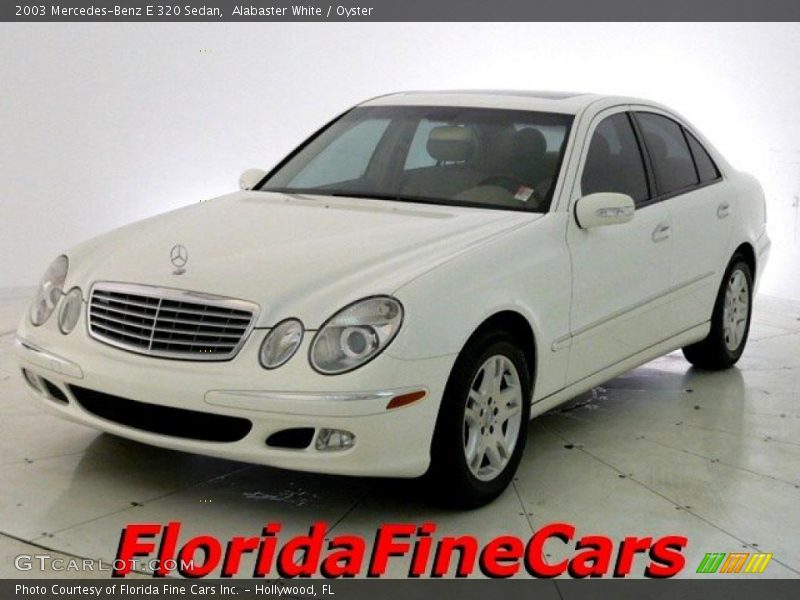 Alabaster White / Oyster 2003 Mercedes-Benz E 320 Sedan