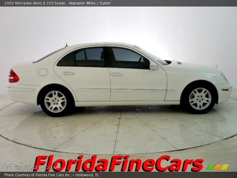 Alabaster White / Oyster 2003 Mercedes-Benz E 320 Sedan
