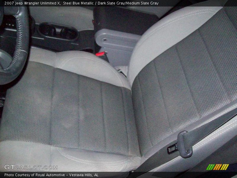Steel Blue Metallic / Dark Slate Gray/Medium Slate Gray 2007 Jeep Wrangler Unlimited X