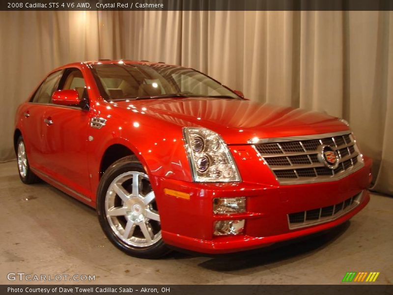 Crystal Red / Cashmere 2008 Cadillac STS 4 V6 AWD