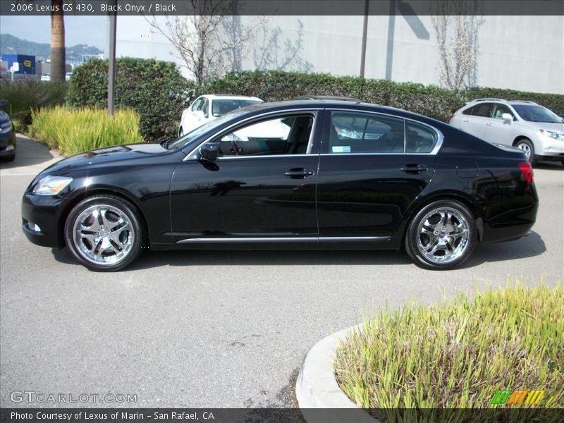 Black Onyx / Black 2006 Lexus GS 430