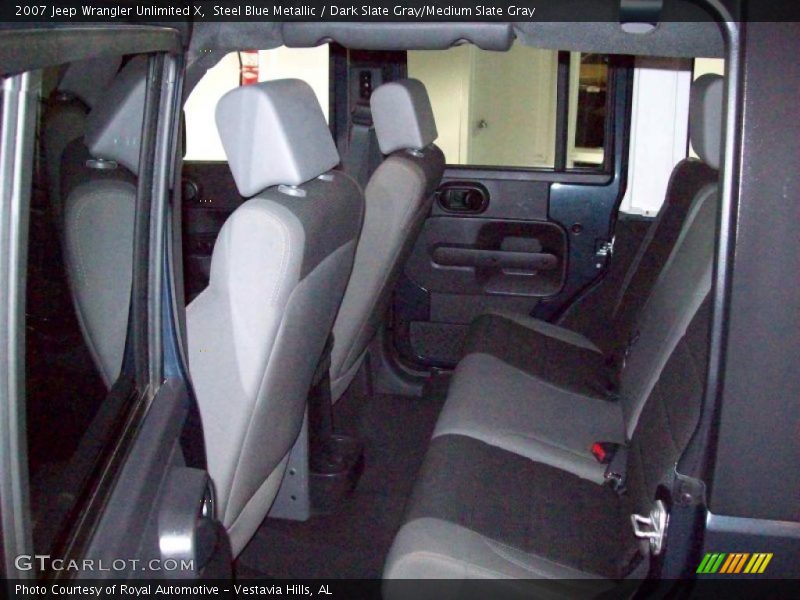 Steel Blue Metallic / Dark Slate Gray/Medium Slate Gray 2007 Jeep Wrangler Unlimited X