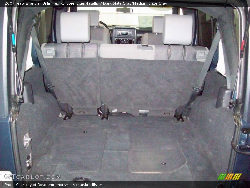 Steel Blue Metallic / Dark Slate Gray/Medium Slate Gray 2007 Jeep Wrangler Unlimited X