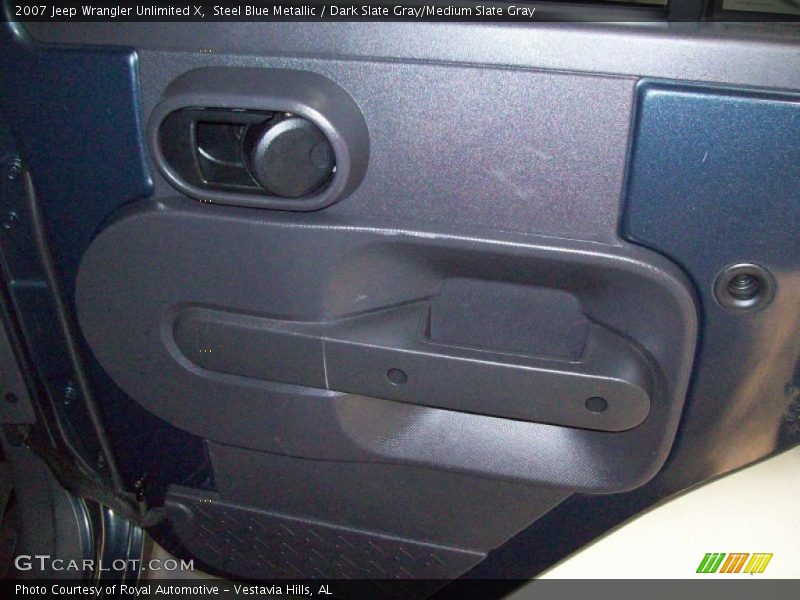 Steel Blue Metallic / Dark Slate Gray/Medium Slate Gray 2007 Jeep Wrangler Unlimited X