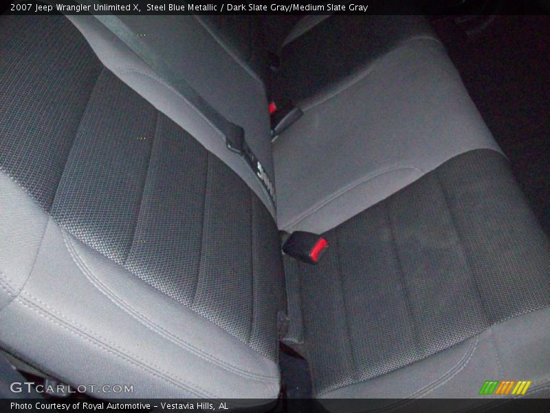 Steel Blue Metallic / Dark Slate Gray/Medium Slate Gray 2007 Jeep Wrangler Unlimited X
