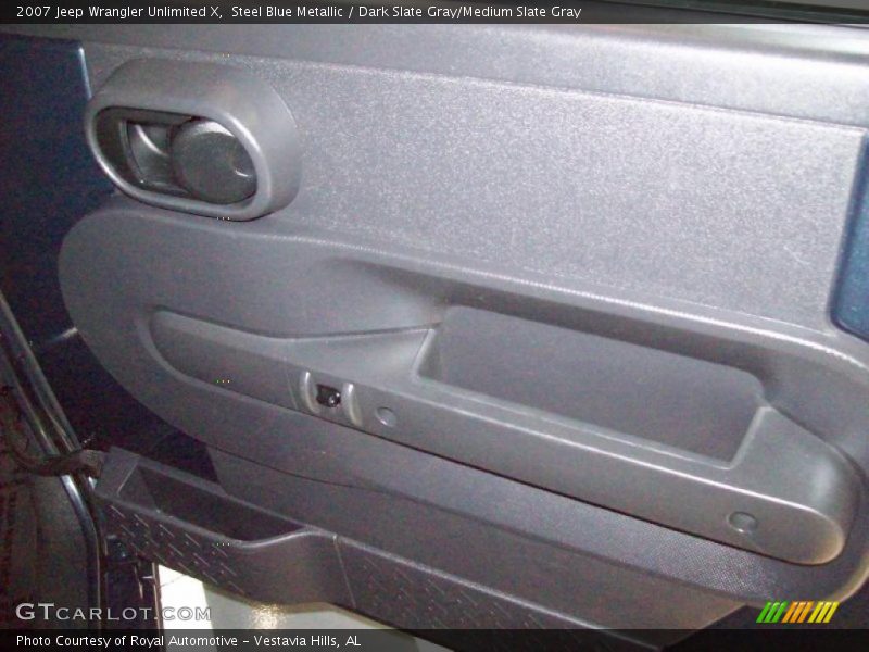 Steel Blue Metallic / Dark Slate Gray/Medium Slate Gray 2007 Jeep Wrangler Unlimited X